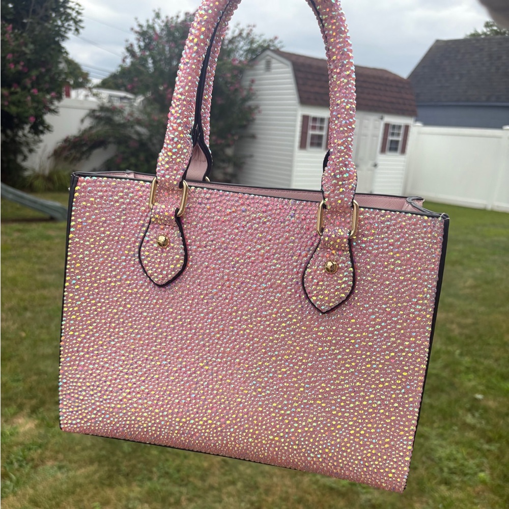 Pink Bling Tote Bag